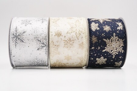 Cinta de alambre con patrón de copos de nieve en brillo_KW0370.KW0371.KW0372.KW0373 (3)